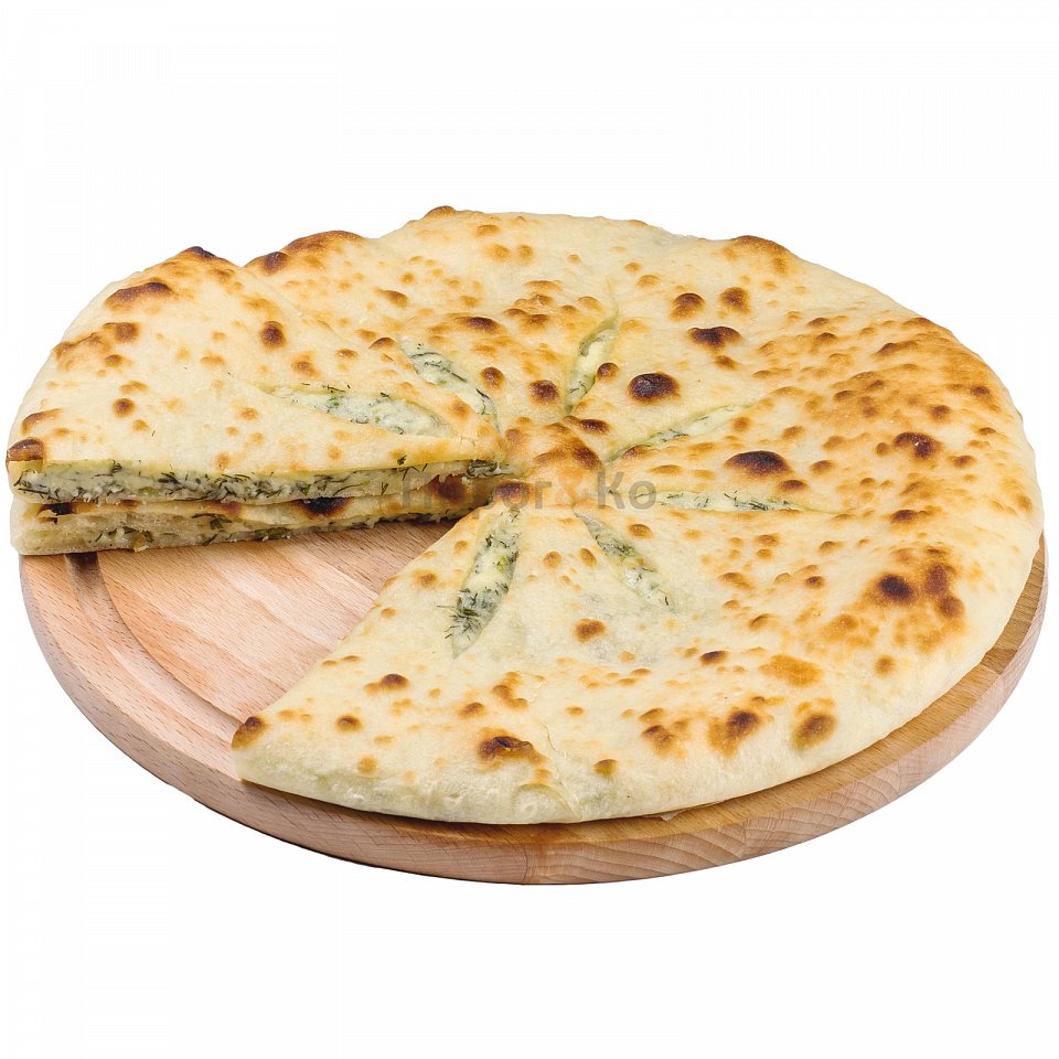 Пирог осетинский с сыром и зеленью